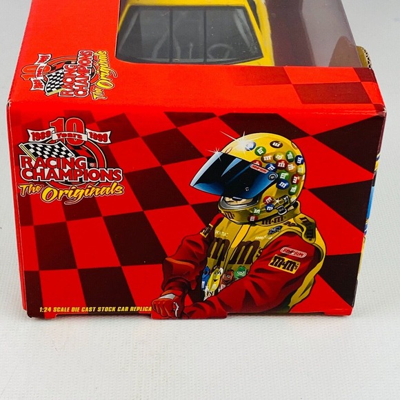 Nascar m&m's #36 Die Cast Stock Car Replica 1:24 Scale Ernie Irvan 1999‎ New - Picture 3 of 4